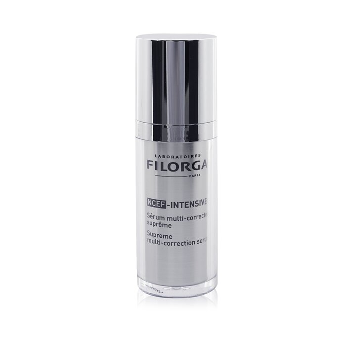 A multi-correction facial serum inspired by meso-injections Highly concentrated with NCEF, a unique polyrevitalisant complex developed by Laboratories Filorga Provides intensive skin quality renewal Reduces the signs of aging & fatigue Enriched with Vitamin C for protecting & illuminating action Keeps skin smoother, firmer, more even & youthful-looking Perfect for all skin types