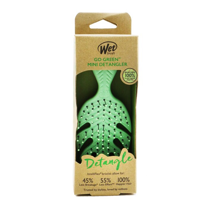Small size for on-the-go & convenient storage Exclusive, ultra-soft IntelliFlex® bristles glide through tangles with ease Minimizes pain & protects hair against split ends & breakage Detangles with less damage to hair Perfect for the kids too Crafted from all-natural, biodegradable plant starch