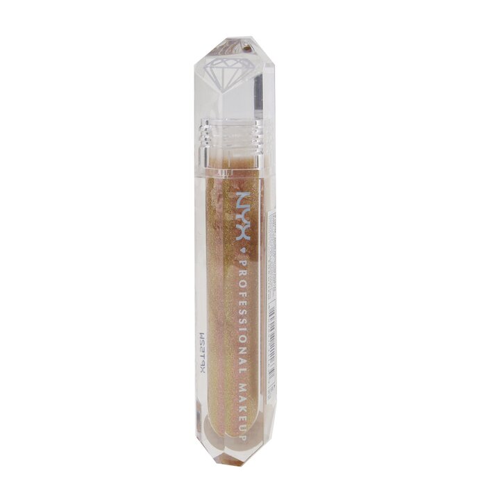An ultra-shimmering, sparkling lip gloss Contains glimmering micro-pearls to capture & reflect light for a finishing touch Loaded with nourishing Argan Oil to comfort & moisturise lips Enriched with Vitamin E with anti-oxidant benefits to shield skin from external aggressions Can be worn alone as a gloss or layered on top of lipstick as a lip topper Creates a multi-dimensional finish Housed in a diamond-cut inspired packaging Cruelty-free