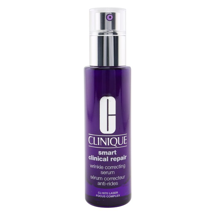 A laser-focused clinical serum that targets wrinkles from multiple angles Cutting-edge formula is super-concentrated with anti-aging specialists Powered by patented CL1870 Laser Focus Complex™ to boost skin's natural collagen production Contains an optimizing blend of caffeine & algae extract to minimize irritation Fortified with Pure Retinoid for high-performance de-aging effects with a gentle touch Helps shed dull surface skin to visibly reduce the appearance of wrinkles Infused with Hyaluronic Acid Concentrate to instantly hydrate & plump skin Minimizes the look of fine, dry lines Keeps skin softer, smoother & more elastic with a more youthful radiance Perfect for all skin types
