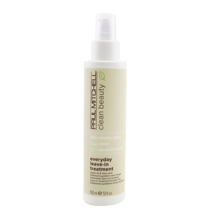 An award-winning lightweight leave-in conditioner Handcrafted with sustainably sourced ingredients of 90% natural origin that deliver professional results Contains organic, cold-pressed argan oil & succulent aloe vera that deliver hydration & shine to transform dull hair Infused with a mild eucalyptus scent to enhance the mood Hair appears softer, smoother & nourished Perfect for all hair types Vegan, color-safe, free of sulfate, parabens & gluten