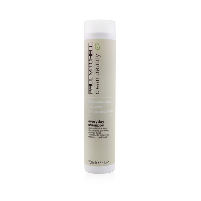 An award-winning daily shampoo Creates a refreshing, sulfate-free lather to gently cleanse hair & scalp Handcrafted with sustainably sourced ingredients of 83% natural origin that deliver professional results Contains organic, cold-pressed argan oil & succulent aloe vera Infused with a mild eucalyptus scent to enhance the mood Unveils shinier, bouncier & healthier-looking hair Perfect for all hair types Vegan, color-safe, free of parabens & gluten