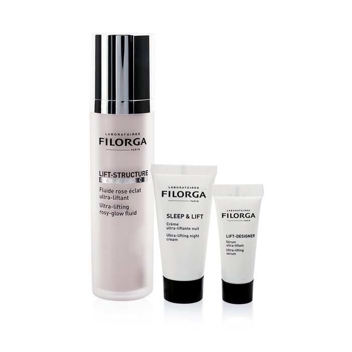 Programme Lift Intense Lift Effect Routine: 1x Lift Structure Radiance Ultra-Lifting Rosy-Glow Fluid - 50ml/1.69oz 1x Lift-Designer Ultra-Lifting Serum - 7ml/0.23oz 1x Sleep & Lift Ultra-Lifting Night Cream - 15ml/0.5oz 1x bag Ideal both for personal use & as a gift