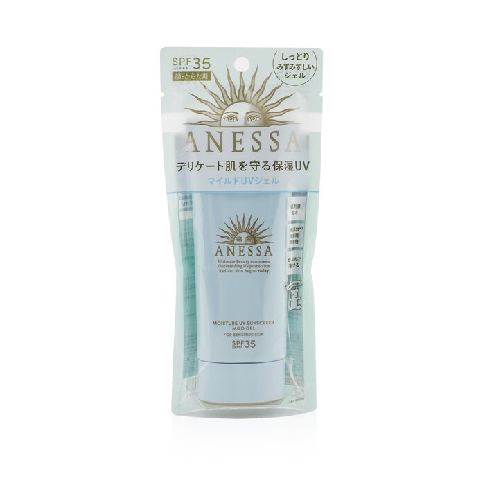 A high-protection, moisturizing sun gel for the face & body Features 50% skincare, low-irritation formulation to prevent photo-aging Rubbing-resistant power enables the sunscreen to stay on skin even with friction Uses Aqua Booster EX Technology to offer stronger UV protection when in contact with sweat or water Protects skin from UV rays & micro particles including PM2.5 in air Leaves skin feeling smooth, refreshed & hydrated Can be used as makeup base Easily removable with general facial wash Suitable for sensitive skin & baby aged above 6-month year old Free from alcohol, preservatives (paraben), fragrance & colorant Dermatologist-tested