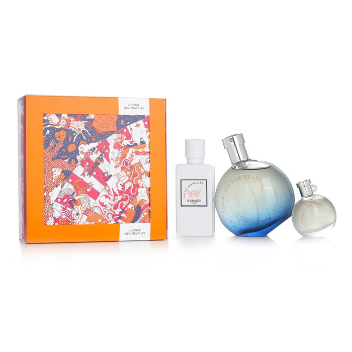 L'Ombre Des Merveilles Coffret: 1x Eau De Parfum Spray 50ml1.6oz 1x Eau De Parfum Spray (Miniature) 7.5ml/0.25oz 1x Moisturizing Body Lotion 40ml/1.35oz Ideal both for personal use & as a gift Eau De Parfum Spray: An oriental woody fragrance for women & men Sweet, smoky, spicy, savory, herbal & comforting Top note is black tea Middle note is incense Base note is tonka bean Launched in 2020 Suitable for spring or summer wear Moisturizing Body Lotion: With a lightweight creamy texture that dissolves easily into skin Contains conditioning ingredients to revitalize skin Envelopes skin in a satiny, protective veil of moisture Leaves skin soft, smooth & comfortable with a lingering scent Perfect for all skin types