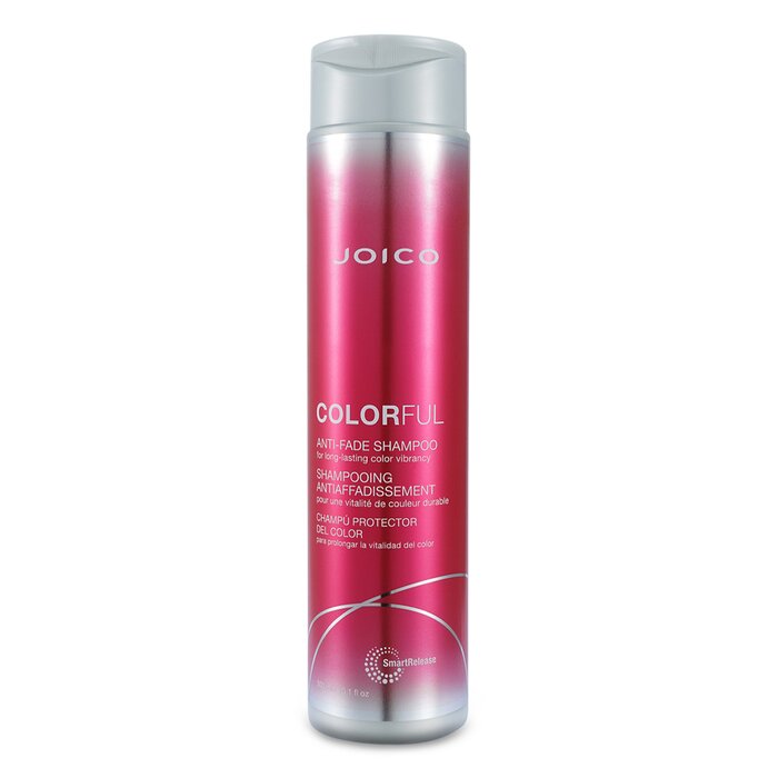 A gentle anti-fade daily cleanser for color-treated hair Preserves up to 8 weeks of vibrancy & intensity of gorgeous hair color Gently washes away daily buildup & debris Fortifies hair for 3X greater resistance to breakage Contains CAMELIA OIL to seal in moisture & restore luminous shine to hair Infused with POMEGRANATE FRUIT EXTRACT to protect the longevity of hair color Developed with SMARTRELEASE TM TECHNOLOGY, the brand’s signature liposome delivery system to repair, strengthen & protect hair from the damaging effects of daily styling Hair appears smooth with rejuvenated, vibrant color Free of SLS/SLES Sulfates