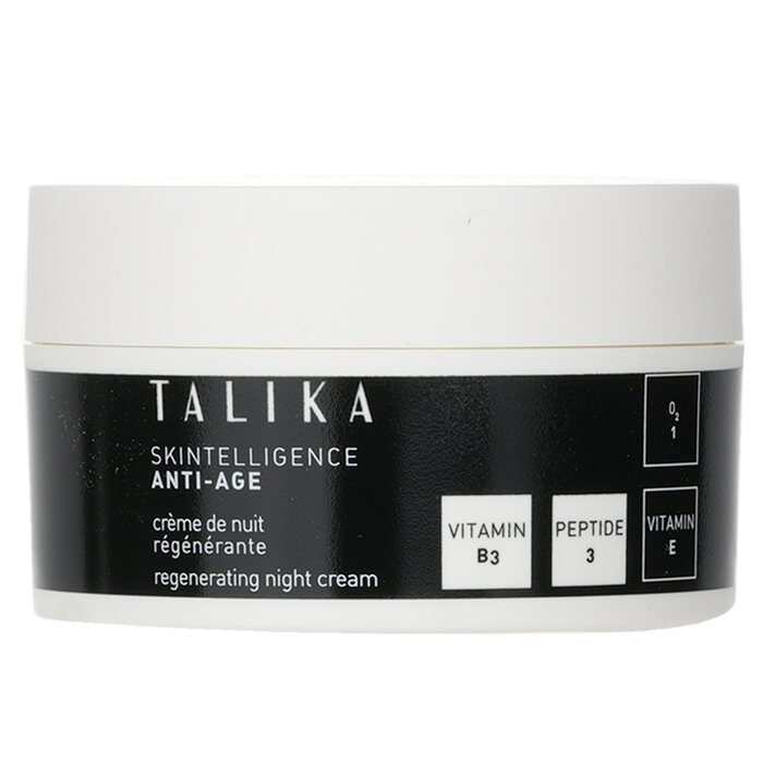 A multi-tasking, regenerating night cream Formulated with 95% ingredients of natural origin Prebiotics from green microalgae (Chlorella Vulgaris) help re-balance the microbiome & activate cell renewal Tripeptide-1 & Tetrapeptide-7 help stimulate collagen synthesis, reduce wrinkles & enhance firmness Hyaluronic Acid provides intense hydration Aloe Vera offers soothing & hydrating properties Coconut & Organ Oils help nourish & soften skin Strengthens skin's natural defenses while protecting it from external aggressions Skin becomes smoother, brighter & rejuvenated Suitable for all skin types