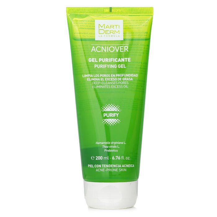 A daily-use facial cleansing gel for acne-prone skin Helps deeply cleanse pores, reduces excess oil without drying & respects skin’s pH Formulated with Prebiotics to help balance the skin microbiota Contains Witch Hazel Extract for astringent, antimicrobial & soothing properties Leaves skin purified & shine-free