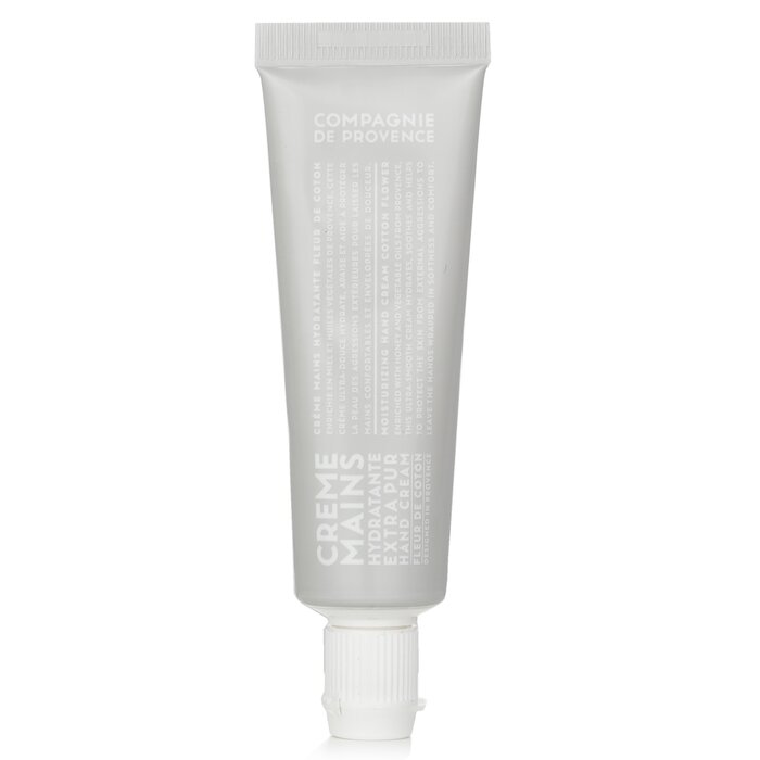 A hydrating & soothing aromatic hand cream Features a lightweight, ultra-smooth & non-greasy texture Enriched with a trio of botanical oils to gently care for skin Helps hydrate, soothe & protect skin against environmental aggressors Infused with a delicate, floral, powdery fragrance that evokes the softness & comfort of cotton, created in Grasse Leaves hands feeling comfortable & enveloped in softness
