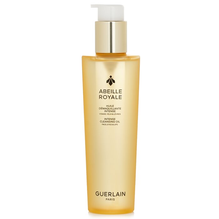 A sensorial & anti-pollution facial cleansing oil Transforms on contact with water into a milky emulsion that rinses off easily Gently removes all types of makeup, even waterproof, from face, eyes & lips Formulated with Ouessant Island honey, Corsican honey, New Zealand clover honey & Guerlain’s Royal Jelly Helps rid the skin of impurities & pollutant particles Leaves skin soft, luminous & comfortable with no greasy film Suitable for all skin types, ensuring a gentle yet effective treatment