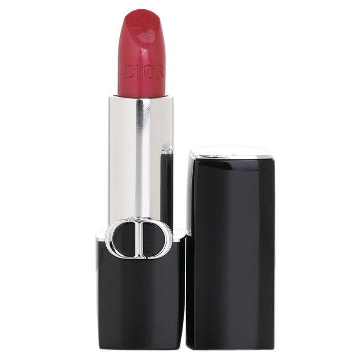 A luxurious lipstick designed to provide vibrant color & hydration Provide a smooth, enveloping texture in velvet or satin finishes for full, soft lips Formulated with red peony & pomegranate flower extracts of natural origin to nourish & protect the lips Shea butter complements the floral extracts’ protective action & offers intense comfort Help achieve a radiant, shapely look with intense color fidelity & a barely-there feel Lips are smooth for an even lip makeup look & ensure all-day comfort & long-lasting wear A true couture accessory dressed in signature Dior style, adorned with the emblematic cannage pattern & a CD band Ideal for those seeking a blend of couture color & hydrating care in their lipstick Comes in a wide range of shades & two finishes for limitless makeup looks