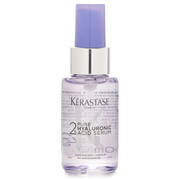 A hydrating, repairing blonde hair & scalp serum for a post-blonding service Offers a lightweight, fast absorbing gel texture Infused with Hyaluronic Acid, it helps repair the look of surface damage of the hair & moisturizes the scalp Formulated with Macro & Micro Hyaluronic Acid, it strengthens hair, enhances fullness, & preserves scalp barrier Enriched with Edelweiss Flower extract, which is rich in anti-oxidants to protect hair against daily damage & soften sensitized hair fibers The serum is more effective when applied to wet/towel dried hair Suitable for all hair types & ideal for those seeking stronger blonde hair