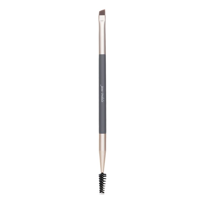 A dual-ended grooming brush designed to define brows & apply eye makeup with precision Delivers smooth, sharp lines using flat angled synthetic bristles that pick up powders, creams & liquids without absorbing excess Enhances detailing with patented vegan fibers that ensure consistent color payoff & reduce product waste during application Improves brow shaping through a spoolie tip that blends product evenly & sets hairs for a natural finish Supports skin comfort with luxuriously soft, cruelty-free materials that minimize irritation on delicate eye areas Optimizes versatility by allowing use with brow powders, eyeliners & powdered formulas for multi-functional styling Suitable for all skin types including sensitive skin due to its vegan, gluten-free & wheat-free composition Made in China