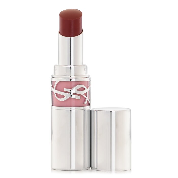 A hybrid lip color that delivers the shine of an oil with the pigment of a lipstick Provide a creamy, smooth-glide texture developed with a 60% oil base for instant hydration & luminous finish Infuse fig pulp from the YSL Ourika Community Garden in Morocco to soften lips & improve moisture retention over time Combine six nourishing oils including macadamia, passionfruit seed & candelilla wax to protect against dryness & flakiness Support antioxidant care with Tocopherol & Vitamin E derivatives to shield lips from environmental stressors & premature aging Melt into lips with a lightweight feel that visibly improves smoothness & hydration after 14 days of continuous use Suit all lip types including dry, sensitive & chapped lips, with a formula free from parabens & phthalates Made in France